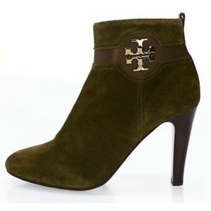 Tory Burch Suede Ankle Booties